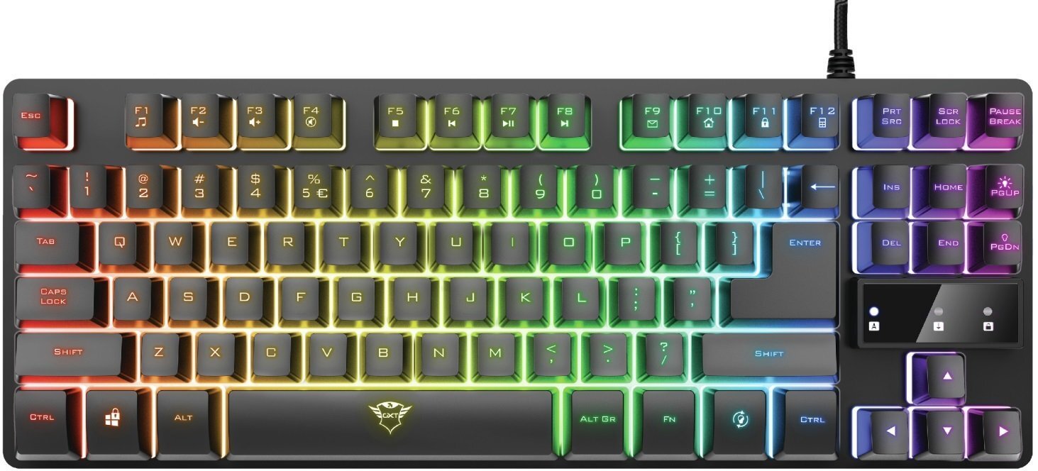 Trust GXT 833 Thado TKL Illuminated Gaming Keyboard (23724